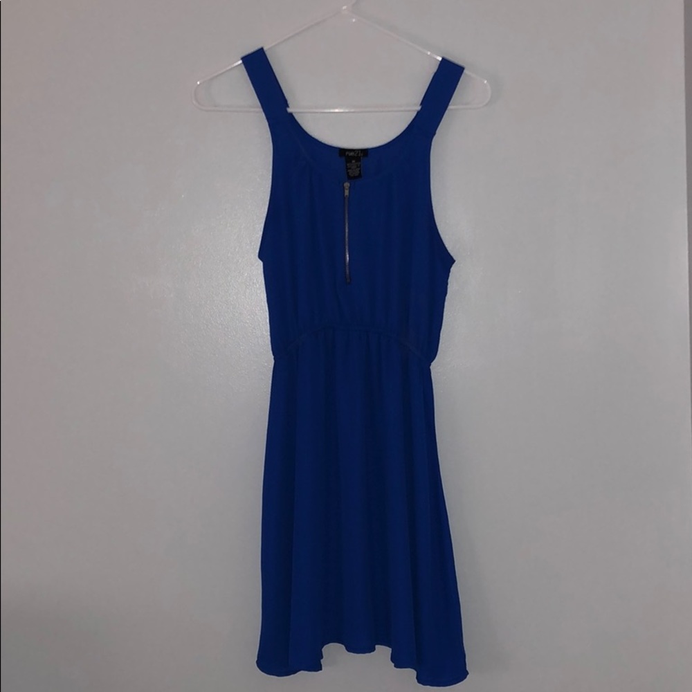 Blue Flowy Dress
